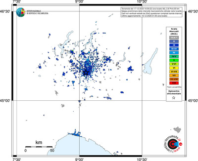 Mappa MCS - territori località
