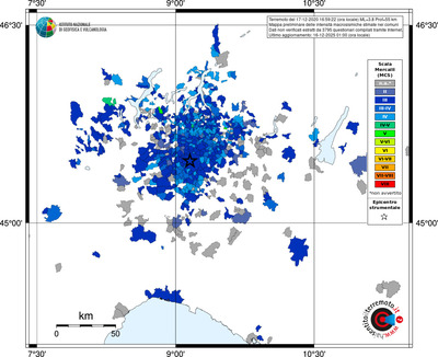 Mappa MCS - territori comuni