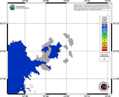 Mappa EMS - territori comuni