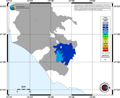 Mappa EMS - territori comuni