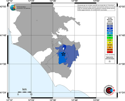 Mappa MCS - territori comuni