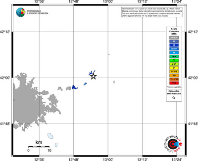 Mappa EMS - territori località