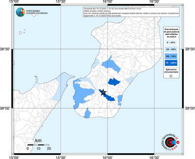 Mappa territorio comunale con almeno 3 questionari