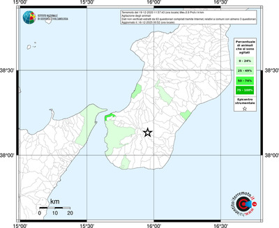 Mappa territorio comunale con almeno 3 questionari