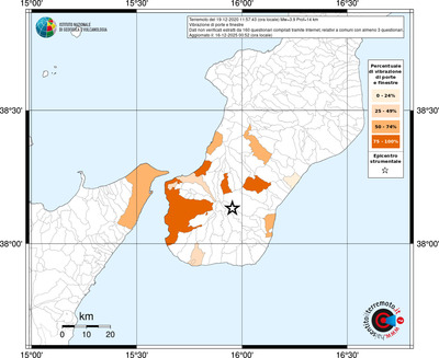 Mappa territorio comunale con almeno 3 questionari