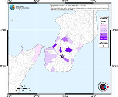 Mappa territorio comunale con almeno 3 questionari