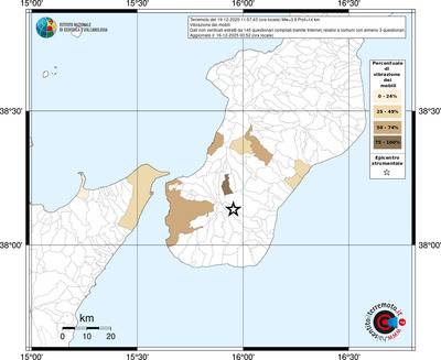 Mappa territorio comunale con almeno 3 questionari