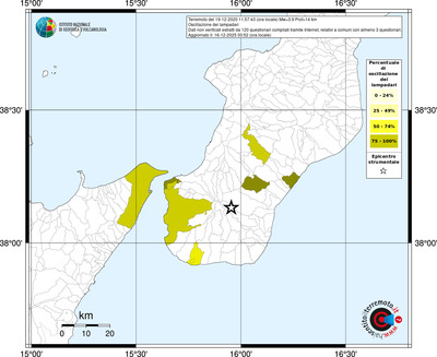 Mappa territorio comunale con almeno 3 questionari