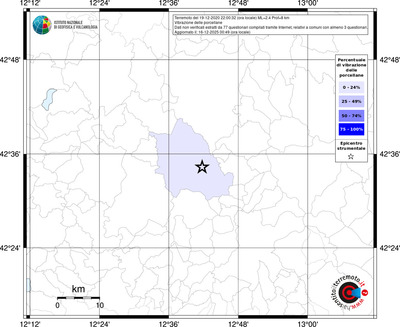 Mappa territorio comunale con almeno 3 questionari