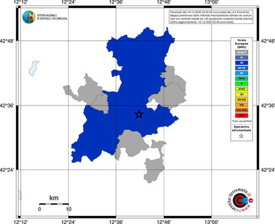 Mappa EMS - territori comuni