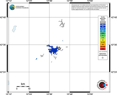 Mappa MCS - territori località