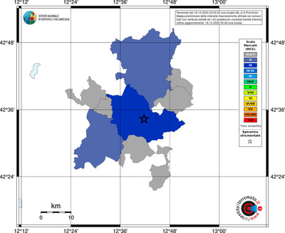 Mappa MCS - territori comuni