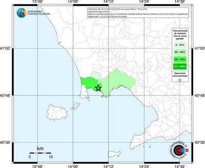 Mappa territorio comunale con almeno 3 questionari