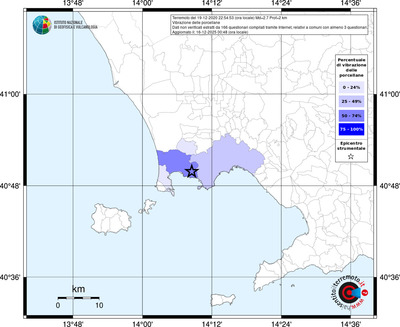Mappa territorio comunale con almeno 3 questionari