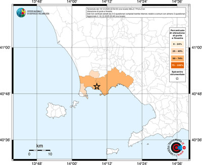 Mappa territorio comunale con almeno 3 questionari