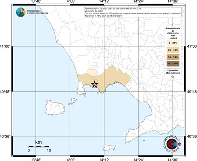 Mappa territorio comunale con almeno 3 questionari