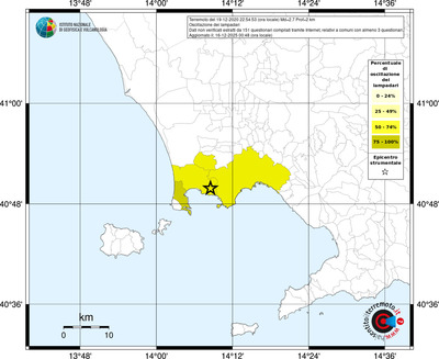 Mappa territorio comunale con almeno 3 questionari
