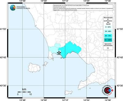 Mappa territorio comunale con almeno 3 questionari