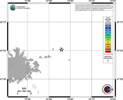 Mappa MCS - territori località