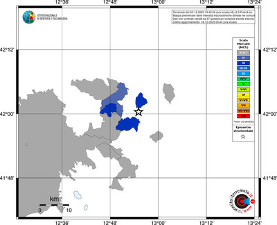 Mappa MCS - territori comuni