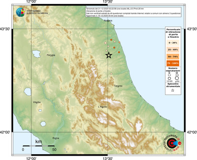 Mappa comuni con almeno 3 questionari