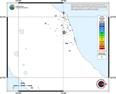 Mappa MCS - territori località