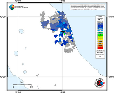 Mappa MCS - territori comuni