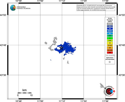 Mappa EMS - territori località