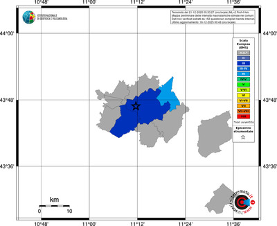 Mappa EMS - territori comuni
