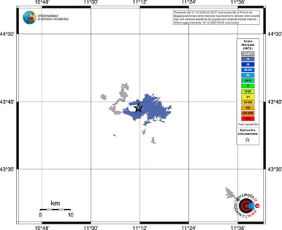 Mappa MCS - territori località