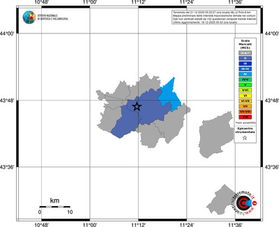 Mappa MCS - territori comuni