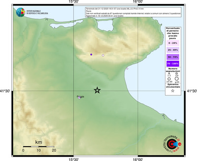 Mappa comuni con almeno 3 questionari