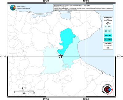 Mappa territorio comunale con almeno 3 questionari