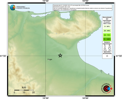Mappa comuni con almeno 3 questionari