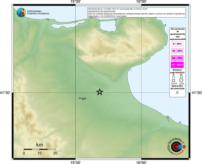 Mappa comuni con almeno 3 questionari