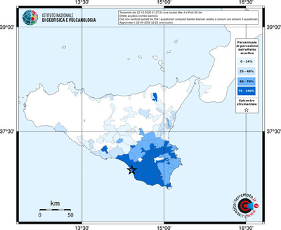 Mappa territorio comunale con almeno 3 questionari
