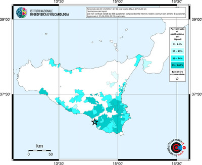Mappa territorio comunale con almeno 3 questionari