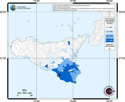 Mappa territorio comunale con almeno 3 questionari