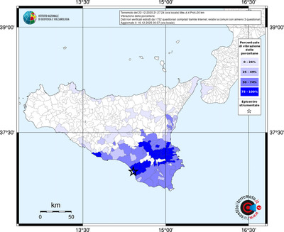Mappa territorio comunale con almeno 3 questionari