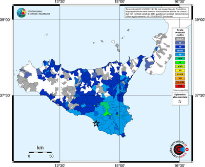 Mappa MCS - territori comuni