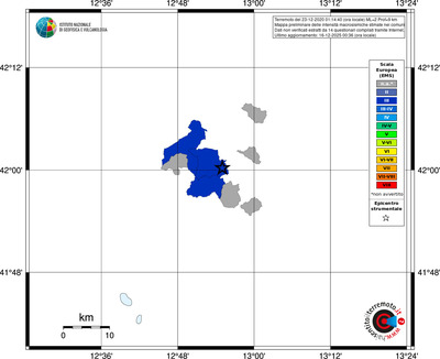 Mappa EMS - territori comuni