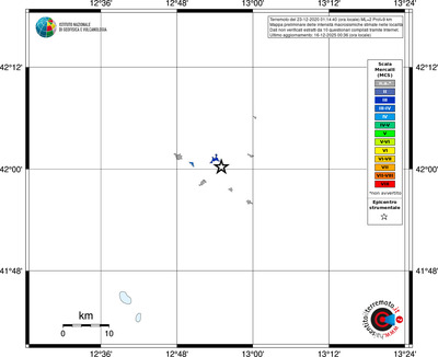 Mappa MCS - territori località