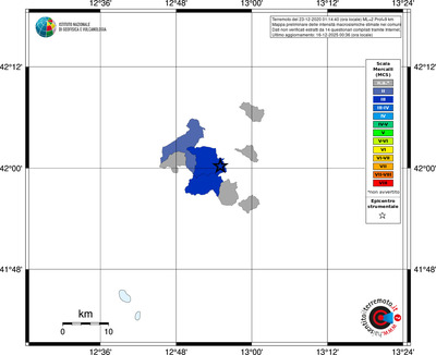 Mappa MCS - territori comuni