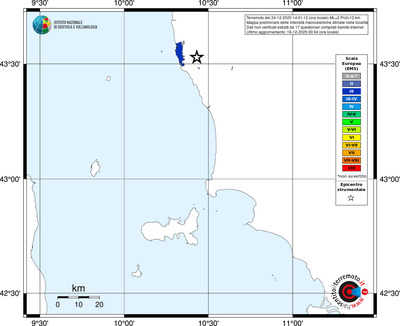 Mappa EMS - territori località
