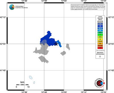 Mappa MCS - territori comuni