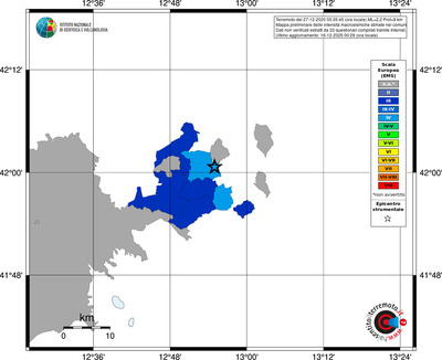 Mappa EMS - territori comuni