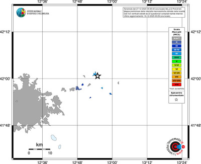 Mappa MCS - territori località