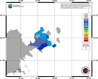 Mappa MCS - territori comuni