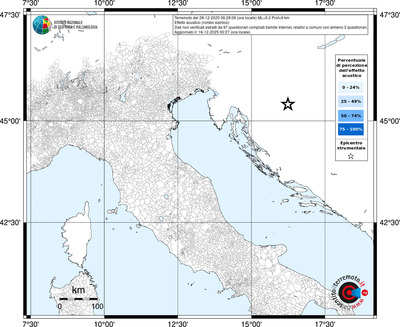 Mappa territorio comunale con almeno 3 questionari