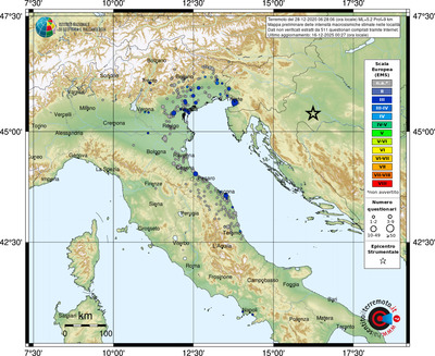 Mappa EMS - località